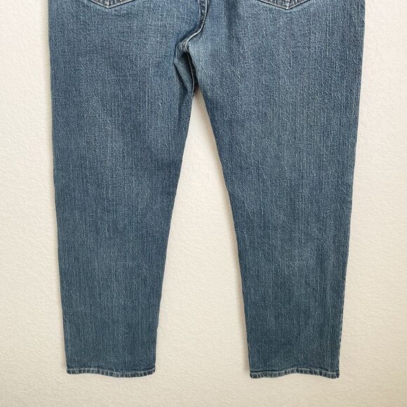 Wrangler Jeans Mens 34x30 Blue Regular Fit 9TRGAMD Denim Cowboy Western Casual - Picture 5 of 10